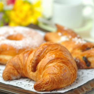 Petit-déjeuner Croissants